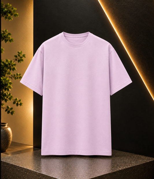 Clean Solid Light Pink Streetwear Cut | Modern Aesthetic Unisex T-Shirt