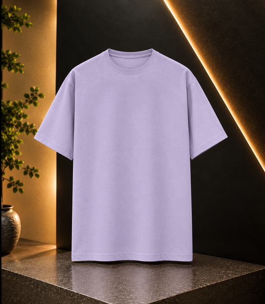 Soft Lilac Minimalist Plain Lavender Unisex T-Shirt