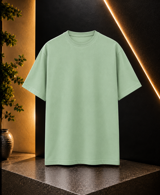 Clean Solid Jade Stone Streetwear Cut | Modern Aesthetic Unisex T-Shirt