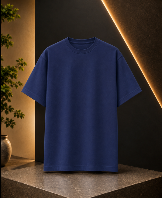 Everyday Blank Deep Royal Blue Essential | Classic Regular Fit Unisex T-Shirt